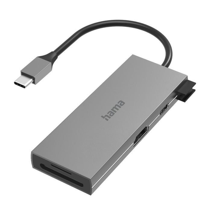 6-port hub USB-C, 2 x USB-A, USB-C, HDMI, SD, microSD