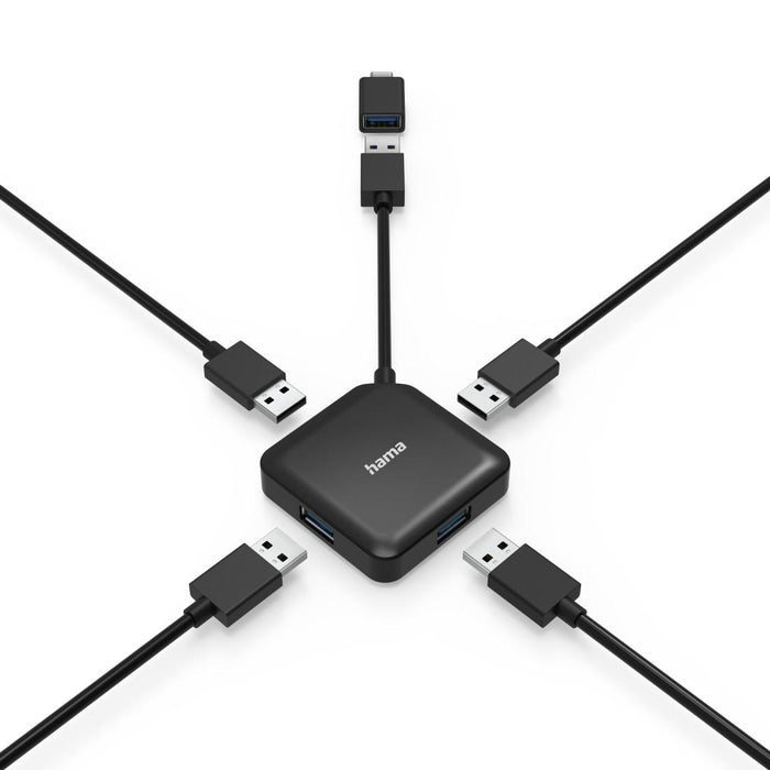 USB-A hub, 4-port, HAMA-200116