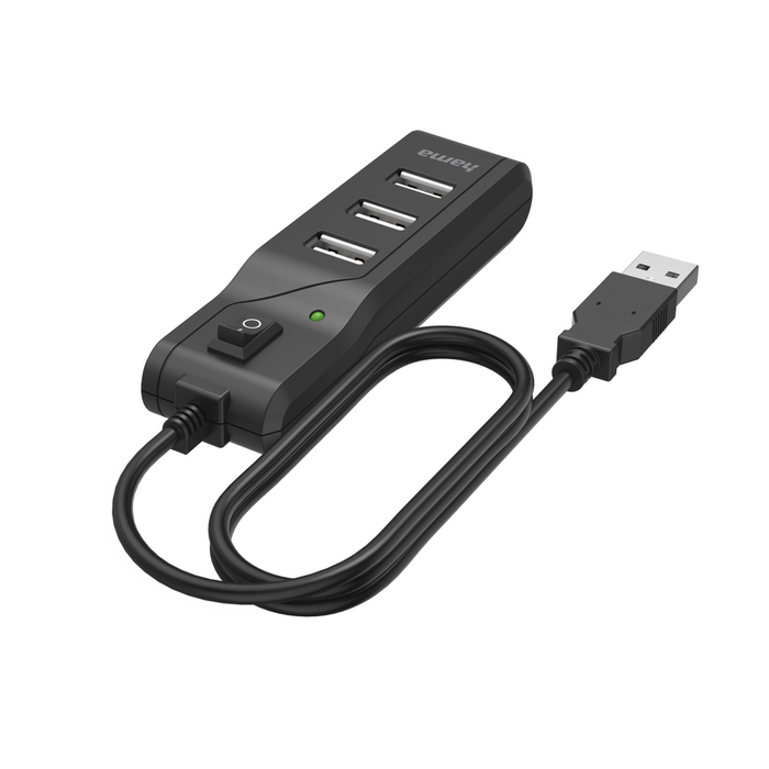 USB hub, 4 ports, HAMA-200118