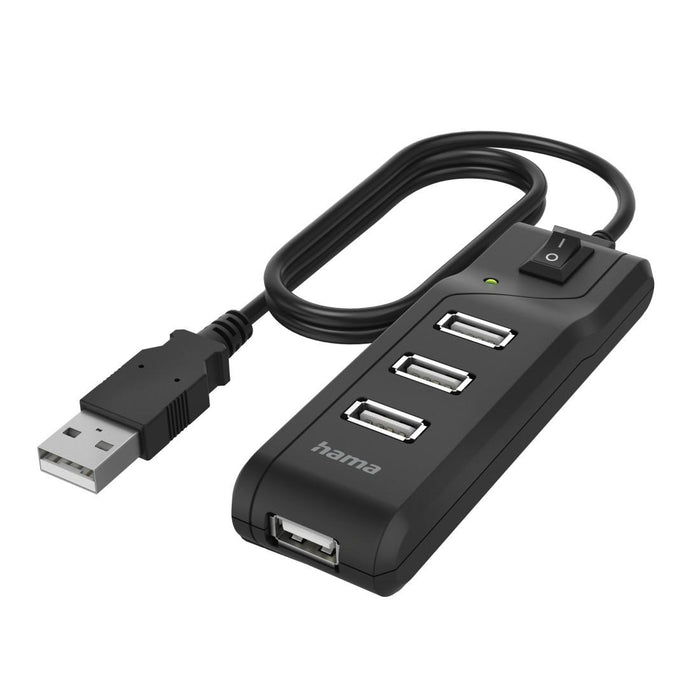 USB hub, 4 ports, HAMA-200118