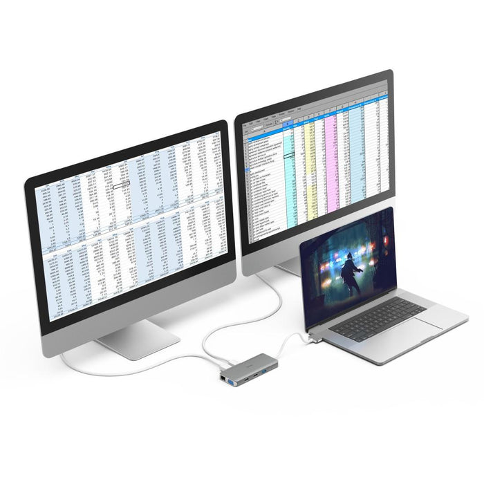 USB-C Hub, "Connect2Mac", for Apple MacBook Air & Pro, 12 ports, 200133