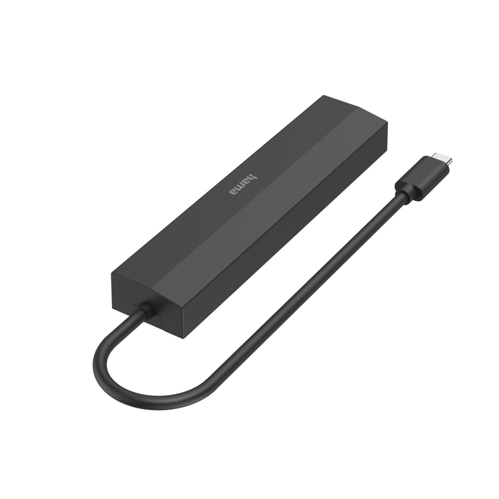 USB-C hub HAMA, multiport, 6 ports, 3 x USB-A, USB-C, HDMI, LAN/Ethernet