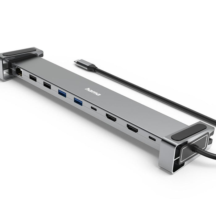 HAMA Docking station "Connect2Office Basic V2" USB-C, 9 in 1 for laptop