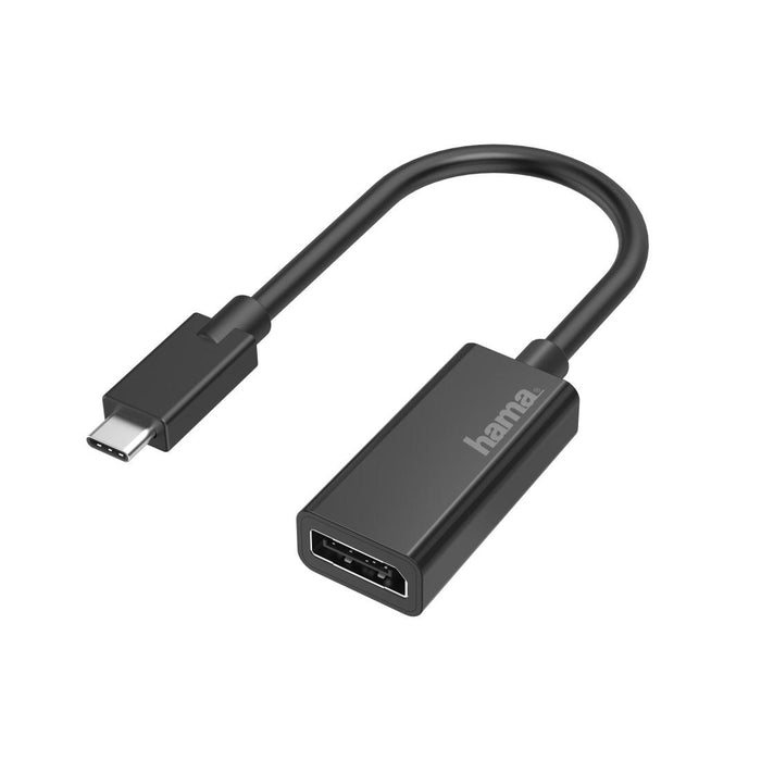 Adapter HAMA 200314, USB-C male - DisplayPort female, Ultra HD, 4K, Black