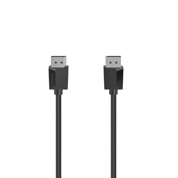 Cable HAMA 200696, DisplayPort male - DisplayPort male, 1.5 m, Ultra-HD 4K, Double-shielded, Black
