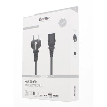 Universal power cable HAMA, Shuko, 3pin (IEC C13 female, 2.5 m, Black
