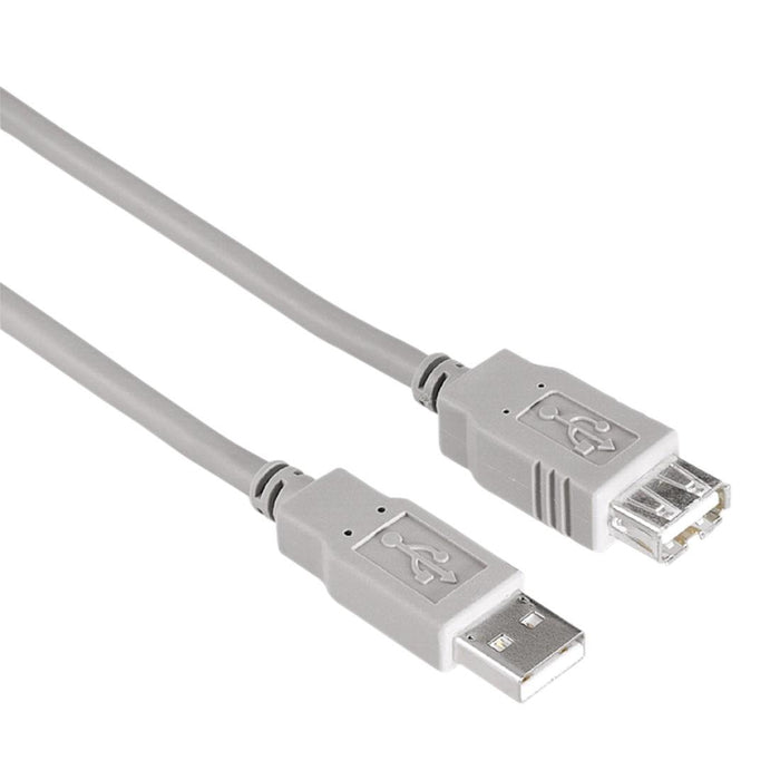 HAMA extension cable, USB-A female - USB-A male, 1.5 m, bulk packaging