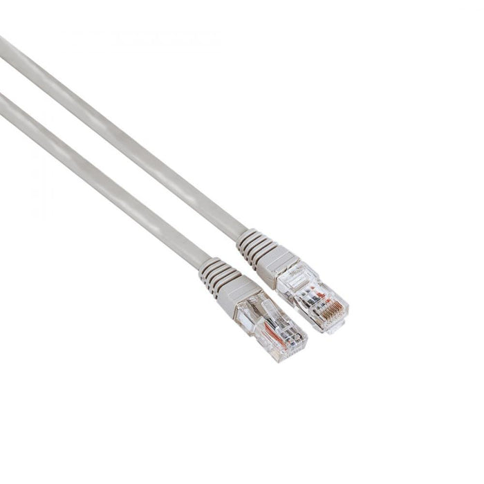 Network cable HAMA, CAT 5e, FTP/UTP, RJ-45 - RJ-45, 1.5 m, shielded, gray, bulk packaging