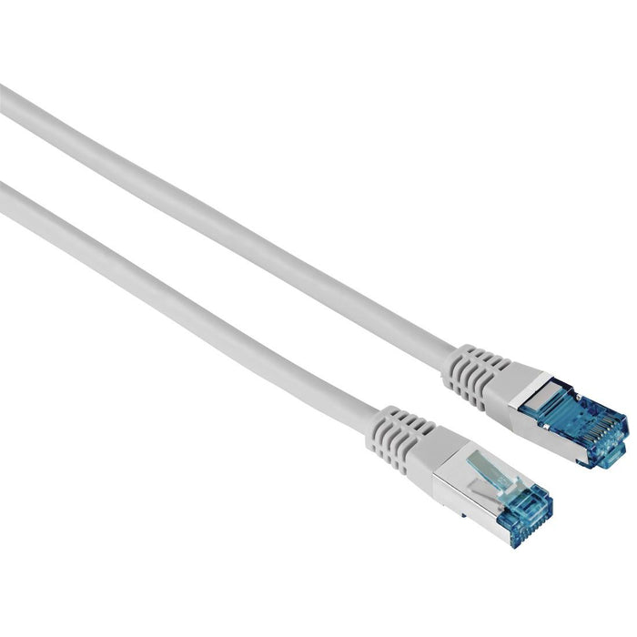 Network patch cable HAMA F/UTP, CAT 6, RJ-45 - RJ-45, 1Gbit/s, 5.0 m, Grey, Bulk