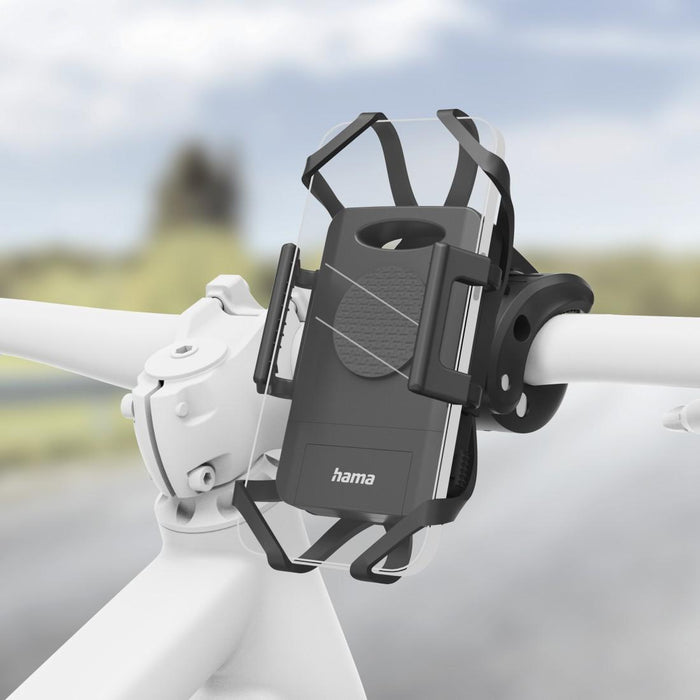 HAMA Bicycle Mobile Phone Holder, "Strong", 360 Degree Rotating