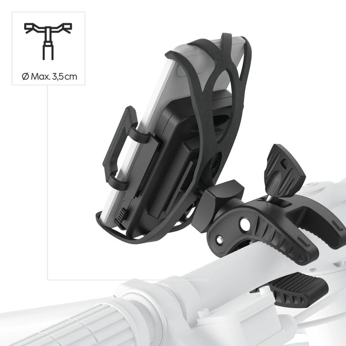 HAMA Bicycle Mobile Phone Holder, "Strong", 360 Degree Rotating