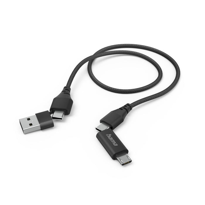 HAMA 4 in 1 charging cable, 1.5 m, 201537