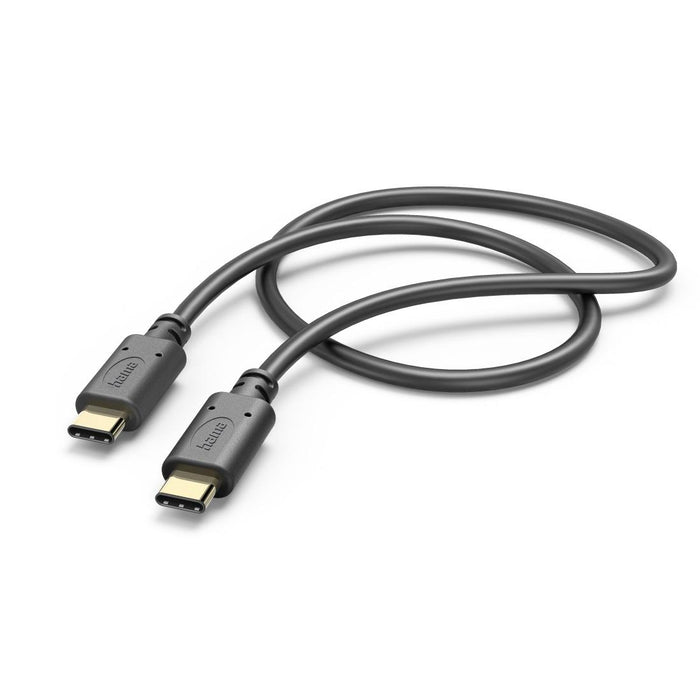 HAMA Cable USB-C male - USB-C male, 1.0 m, 480 MBit/s, Black