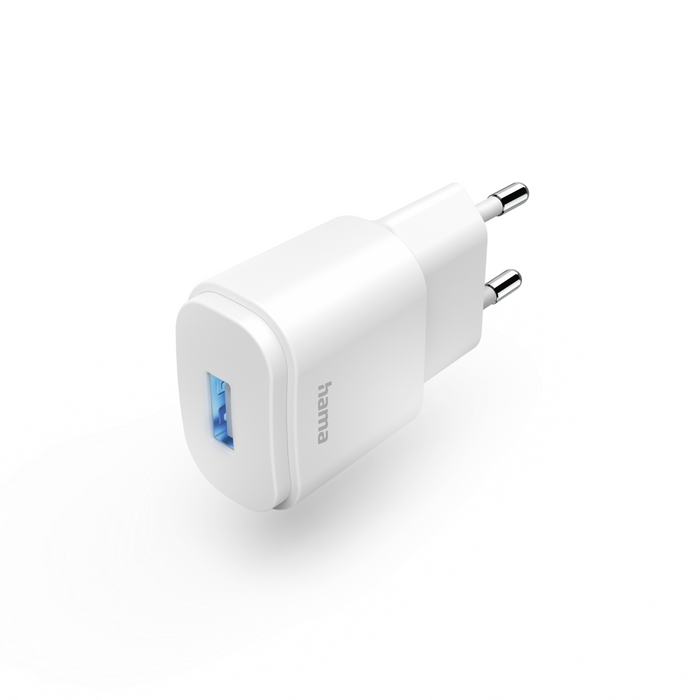 Network charger HAMA, USB-A, 6 W, White