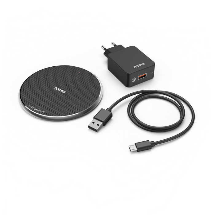 Wireless charger-set HAMA QI-FC10, 10W