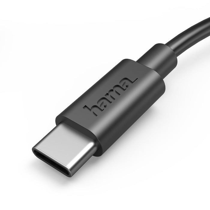 HAMA Cable USB-C - USB A, 0.5 m, 480Mbit/ 3A, black
