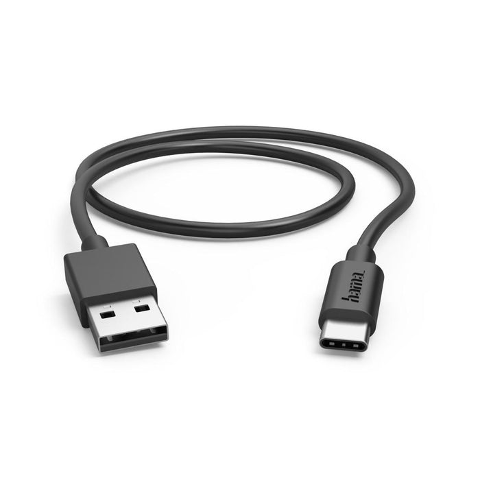 HAMA Cable USB-C - USB A, 0.5 m, 480Mbit/ 3A, black