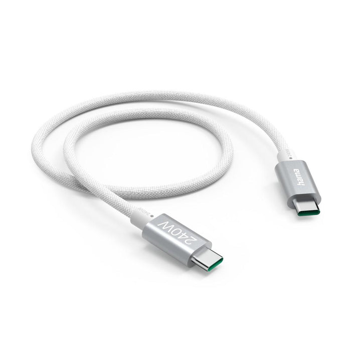 HAMA Charging cable, USB-C - USB-C, 240 W, USB 3.2 Gen1, 5Gbit/s