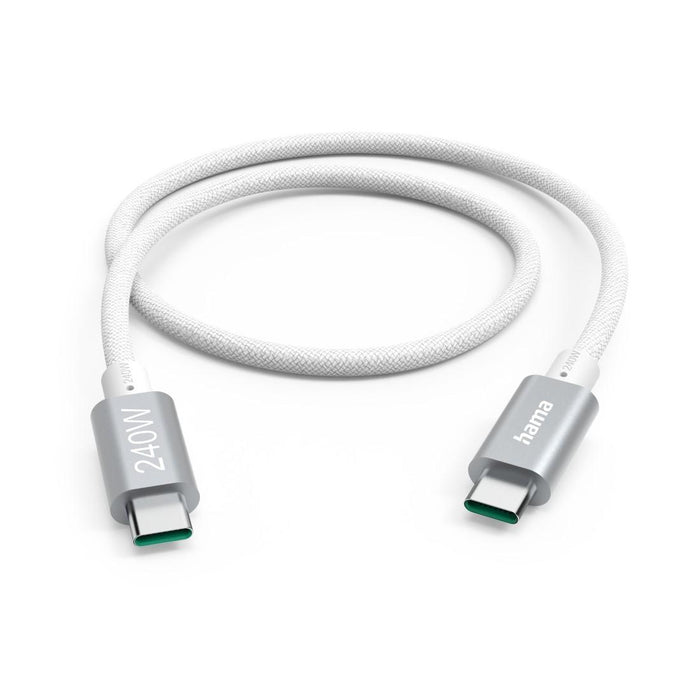 HAMA Charging cable, USB-C - USB-C, 240 W, USB 3.2 Gen1, 5Gbit/s