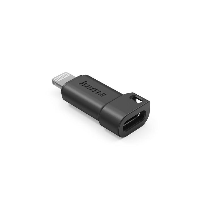 HAMA USB-C adapter to Apple Lightning Plug, black