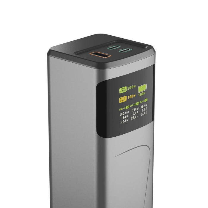 HAMA External battery "High Power", 200 W, 24000 mAh, 2x USB-C, USB-A, fast charging