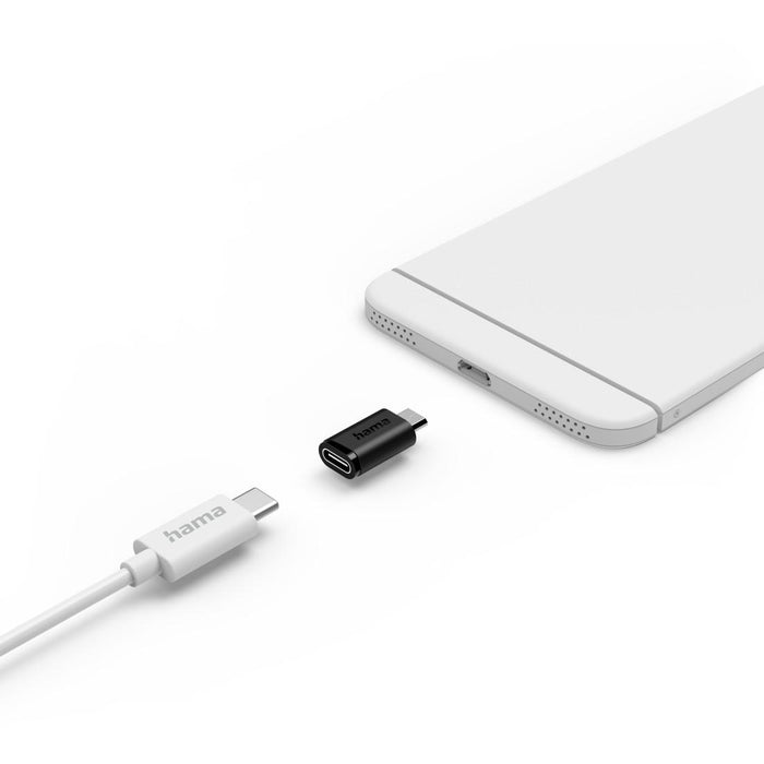 HAMA Adapter 90°C USB-C - Micro-USB, 3 pcs. in a set