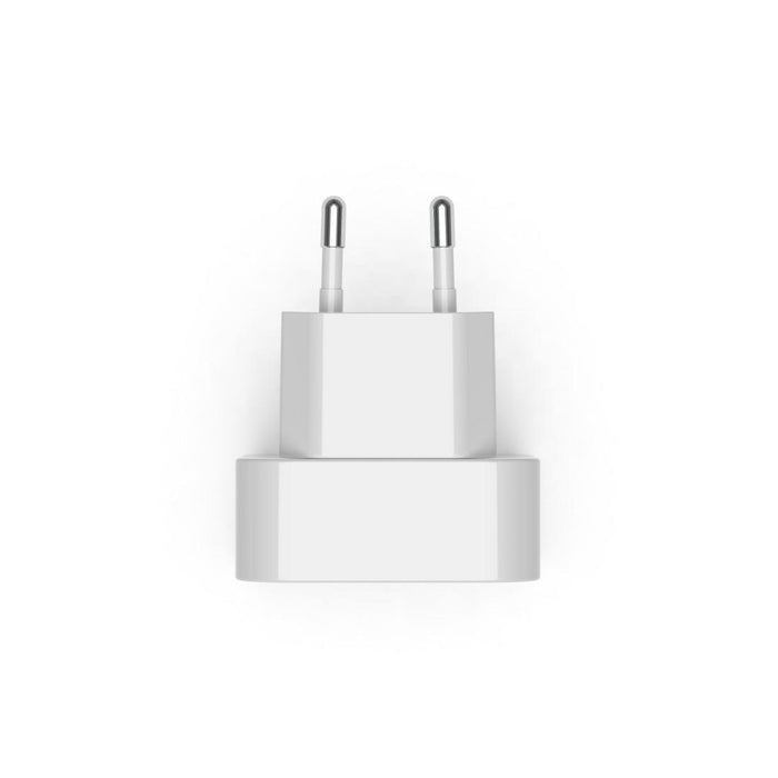 HAMA Fast Mini Charger GaN, 2 x USB-C, PD, 40 W, foldable adapter, white
