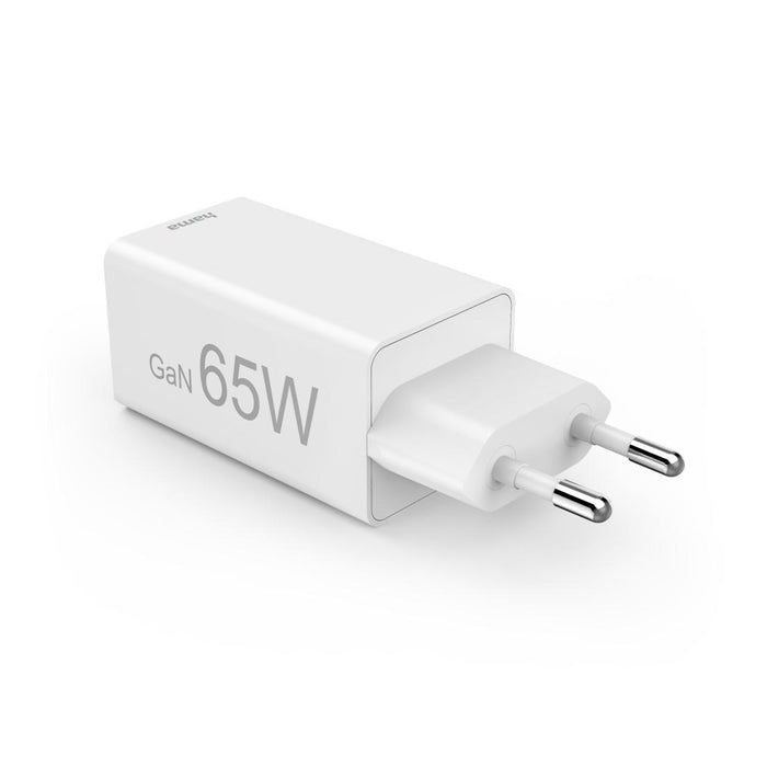 HAMA Fast mini charger, 65W, GaN, PD, 201996