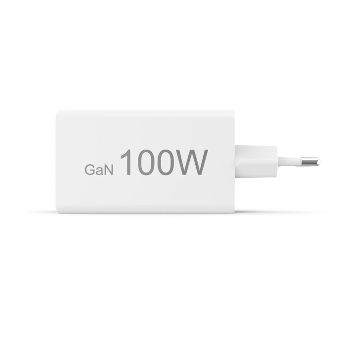 HAMA Fast charger 220V, 100 W GaN, 2x USB-C PD, 1x USB-A QC