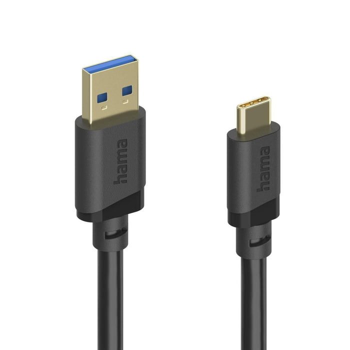 Cable USB-C - USB-A male, USB 3.2 Gen 1, 0.75m, 5Gbit/s