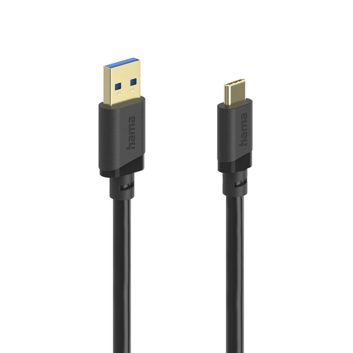 Cable USB-C - USB-A male, USB 3.2 Gen 1, 0.75m, 5Gbit/s