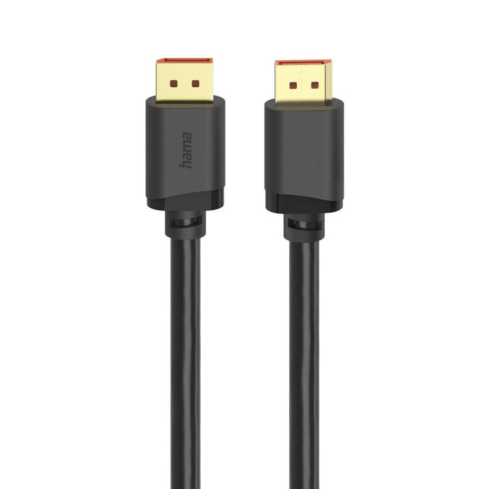 HAMA Cable DisplayPort, DP 2.1, Ultra-HD 16K, 80 Gbit/s, 2 m