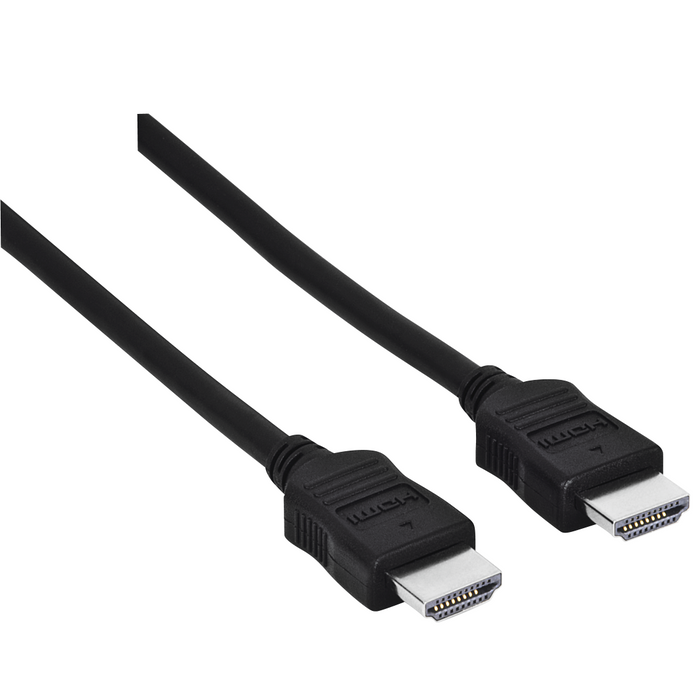 Cable HAMA 205000, HDMI male - HDMI male, 10Gbit/s, 1080p, 1.5 m, Shielded, Black
