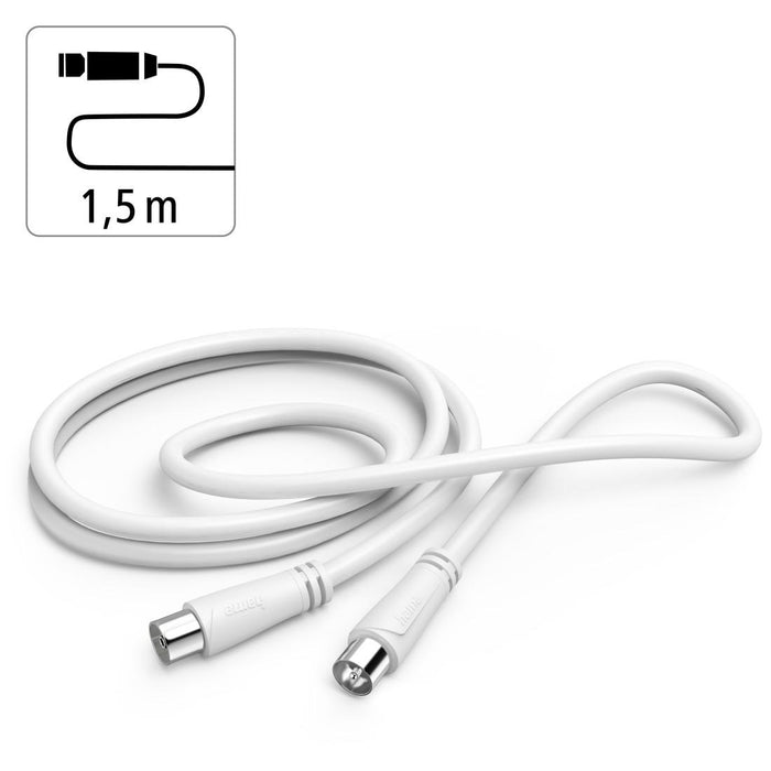 HAMA Coaxial antenna cable, 1.5 m, 90 dB