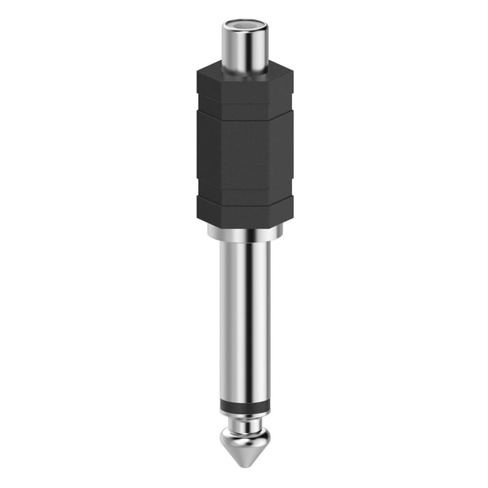 HAMA Adapter, 6.3mm Jack Male - Cinch Female, Black