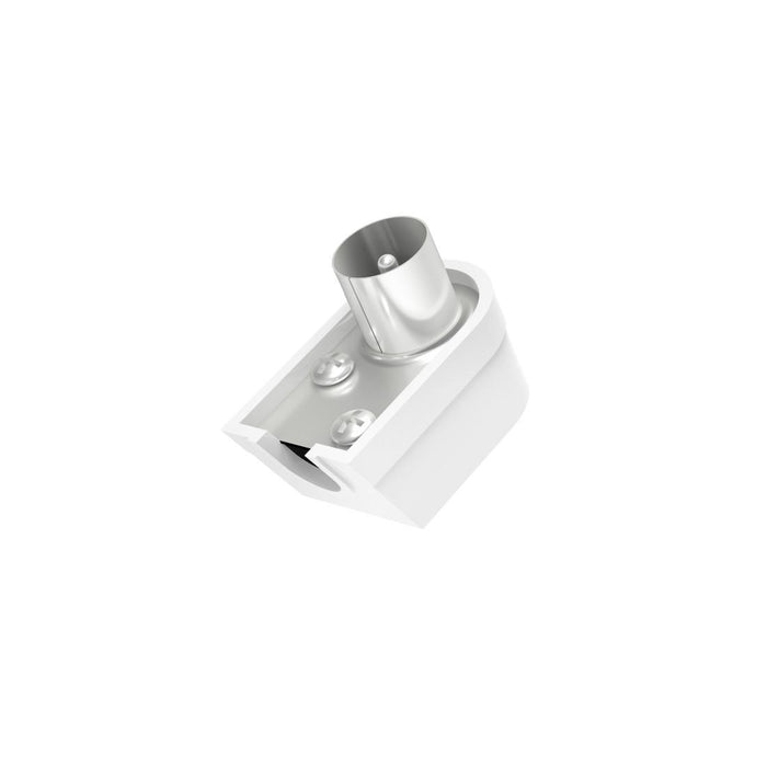 HAMA Coaxial angle, male, screw-on
