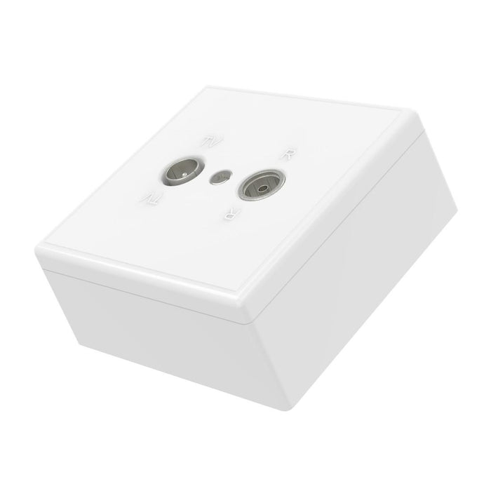 HAMA Antenna socket/terminal, 75 Ohm, for mounting