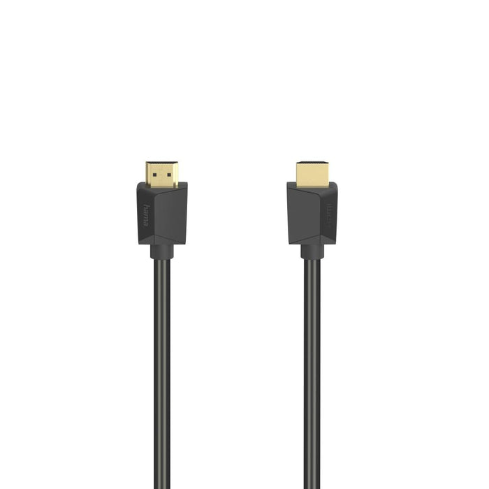 Cable HAMA High Speed, HDMI male - HDMI male, 8K, 48GB/s, Ethernet, 2 m, Posl. connectors, Black