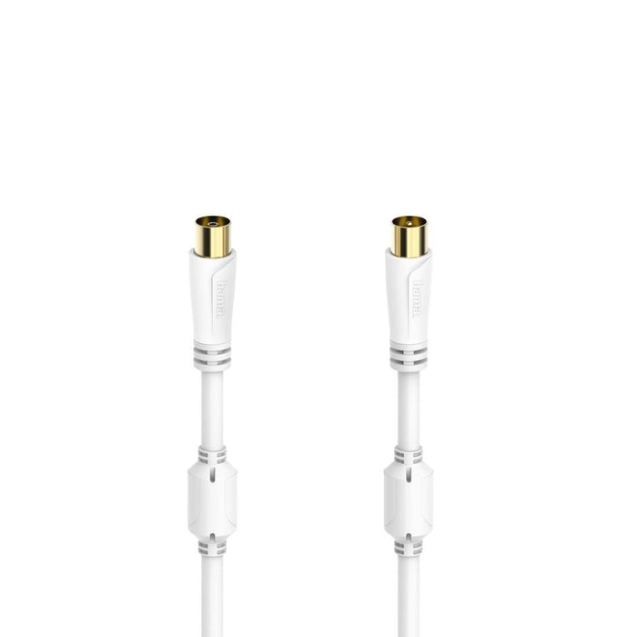 HAMA Coaxial antenna cable, gold-plated, 1.5 m, 100 dB
