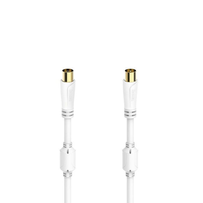 HAMA Coaxial antenna cable, gold-plated, 3.0 m, 100 dB