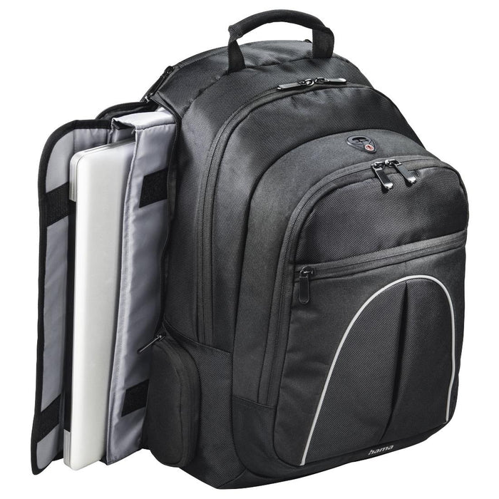 HAMA Vienna laptop backpack, 44 cm (17.3"), Black, 216488