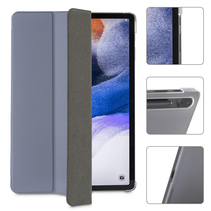 HAMA Fold Clear tablet case, For Samsung Galaxy Tab S7 FE/S7+/S8+ 12.4", Place for pen (S-pen), 217136