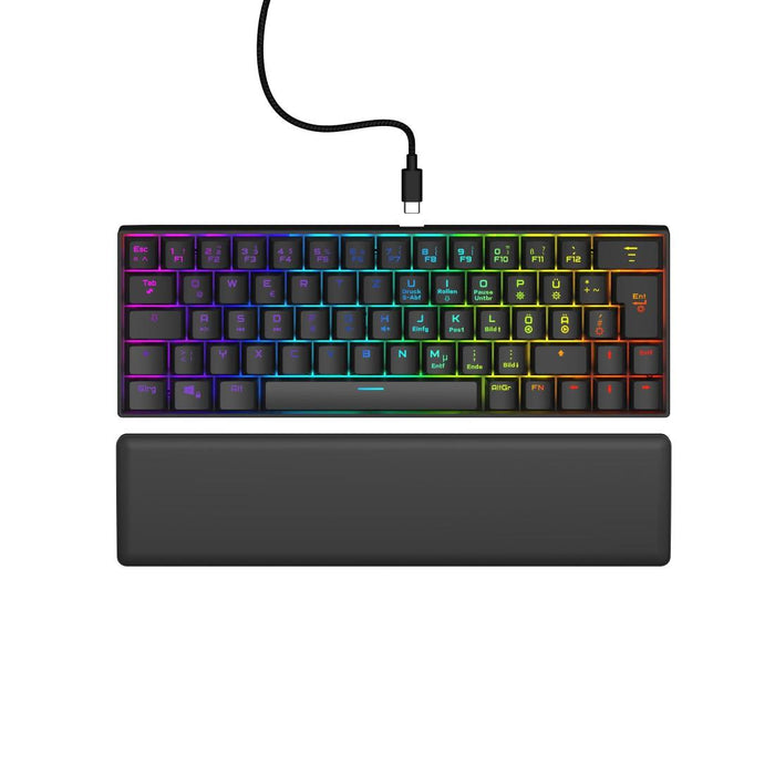 uRage Gaming Keyboard "Exodus 760 Mechanical Mini", red switches, black