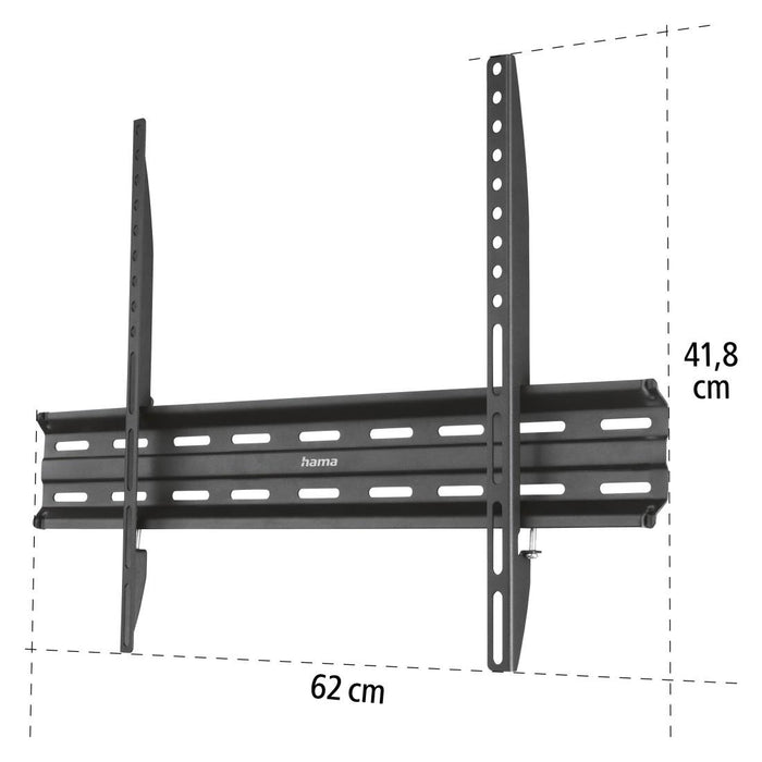 Wall mount for TV, FIX, black, 600x400, 190 cm (75"), 220813