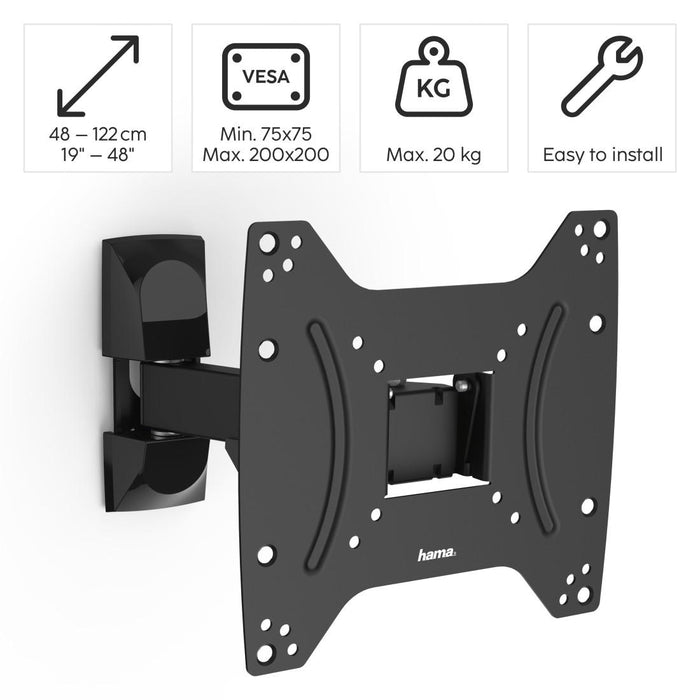 TV wall mount, Fullmotion, 122cm, 48", 220821