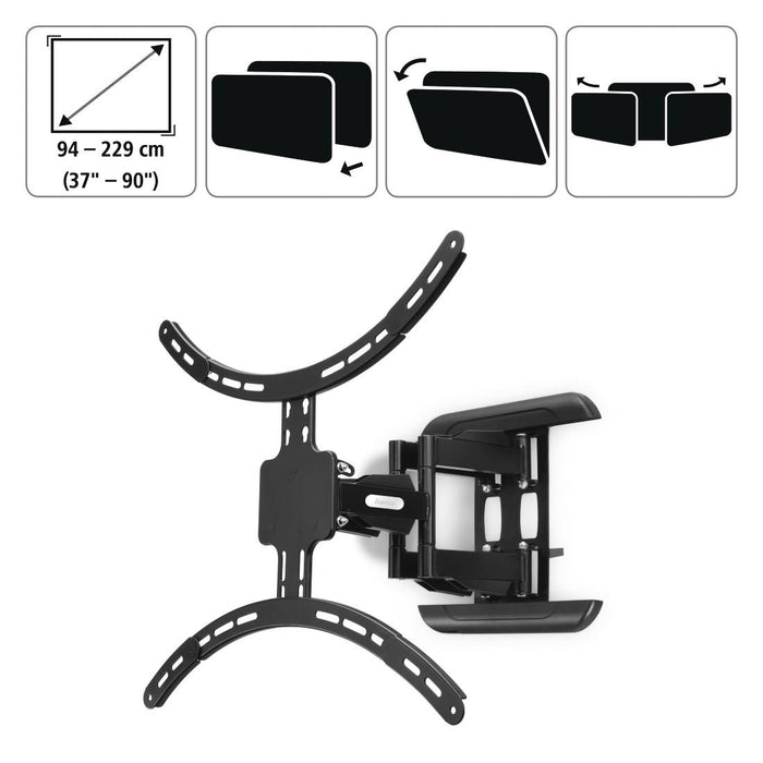 TV stand Hama FULLMOTION, 229 cm (90") up to 50 kg, fully mobile, 220837