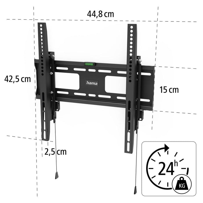 HAMA TV wall mount, 165 cm (65") up to 50 kg, anti-theft