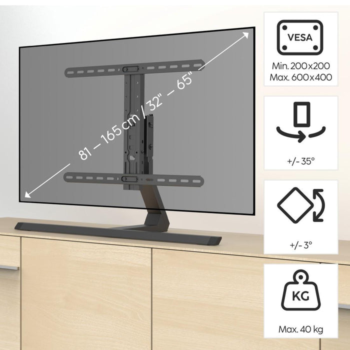 HAMA Stand for TV Stand "Design" up to 165cm / 65"/, up to 40 kg, 220869