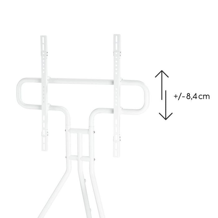 TV Stand Easel Design, up to 191cm / 75" /, up to 40kg, white
