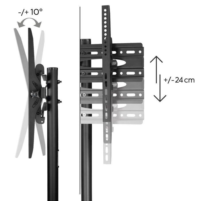 HAMA Mobile stand for TV Trolley, up to / 75", 220874